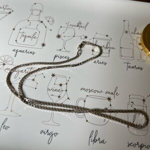 vintage italian thick box chain choker necklace sterling silver almost 10 grams